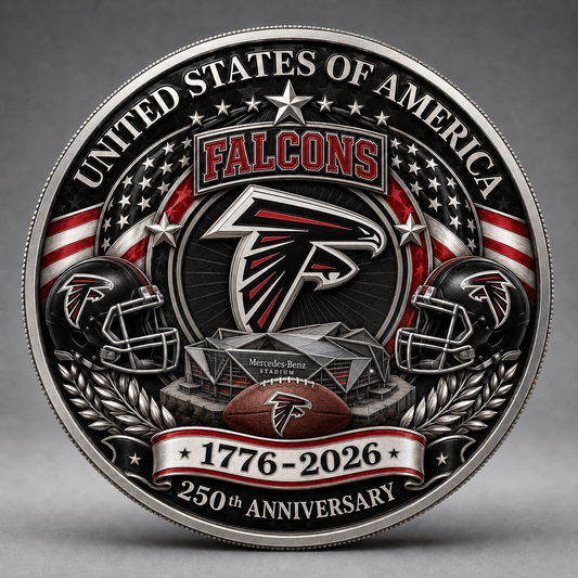 AF Premium NFL 250 Years Of Freedom Commemorative Coin DDT 090626 NTL