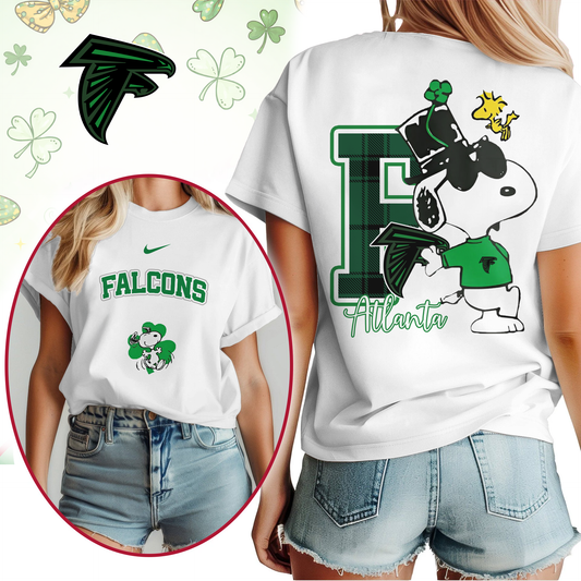 AF Premium NFL Snoopy St. Patricks Day Shirt DDT NTL