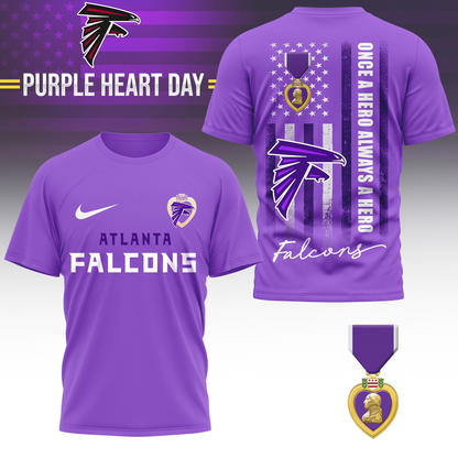 AF Premium National Purple Hear Day 3D Shirt  300626