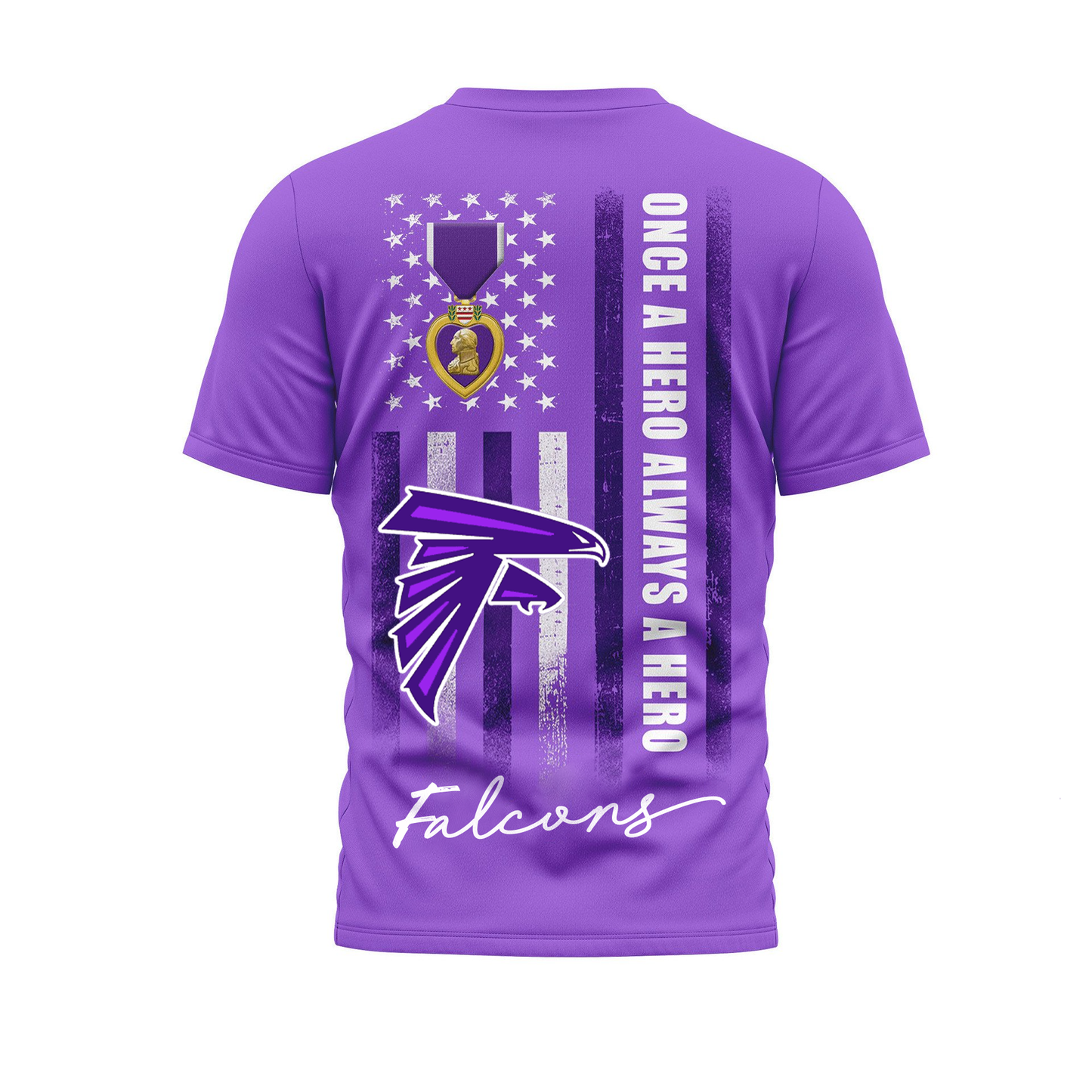 AF Premium National Purple Hear Day 3D Shirt  300626