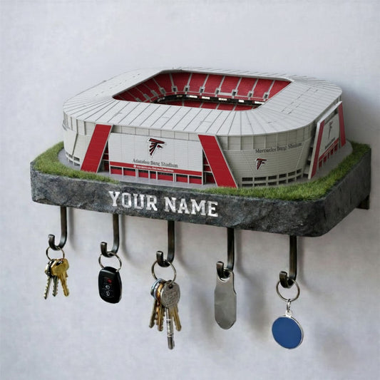 AF Stadium Premium NFL Wood Key Hanger DDT NHM