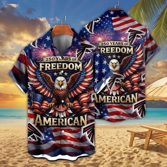 AF x NFL America 250th Anniversary Eagles Hawaiian Shirt  090626