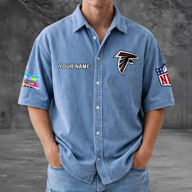 AF x NFL Men Seersucker Button Shirt DDT NTL