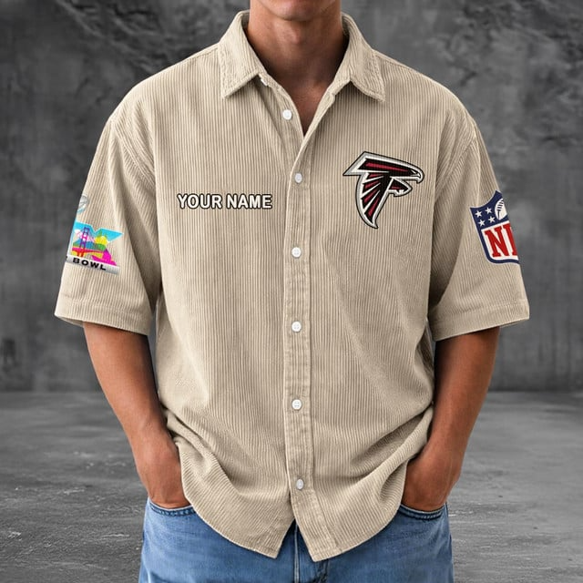 AF x NFL Men Seersucker Button Shirt DDT NTL