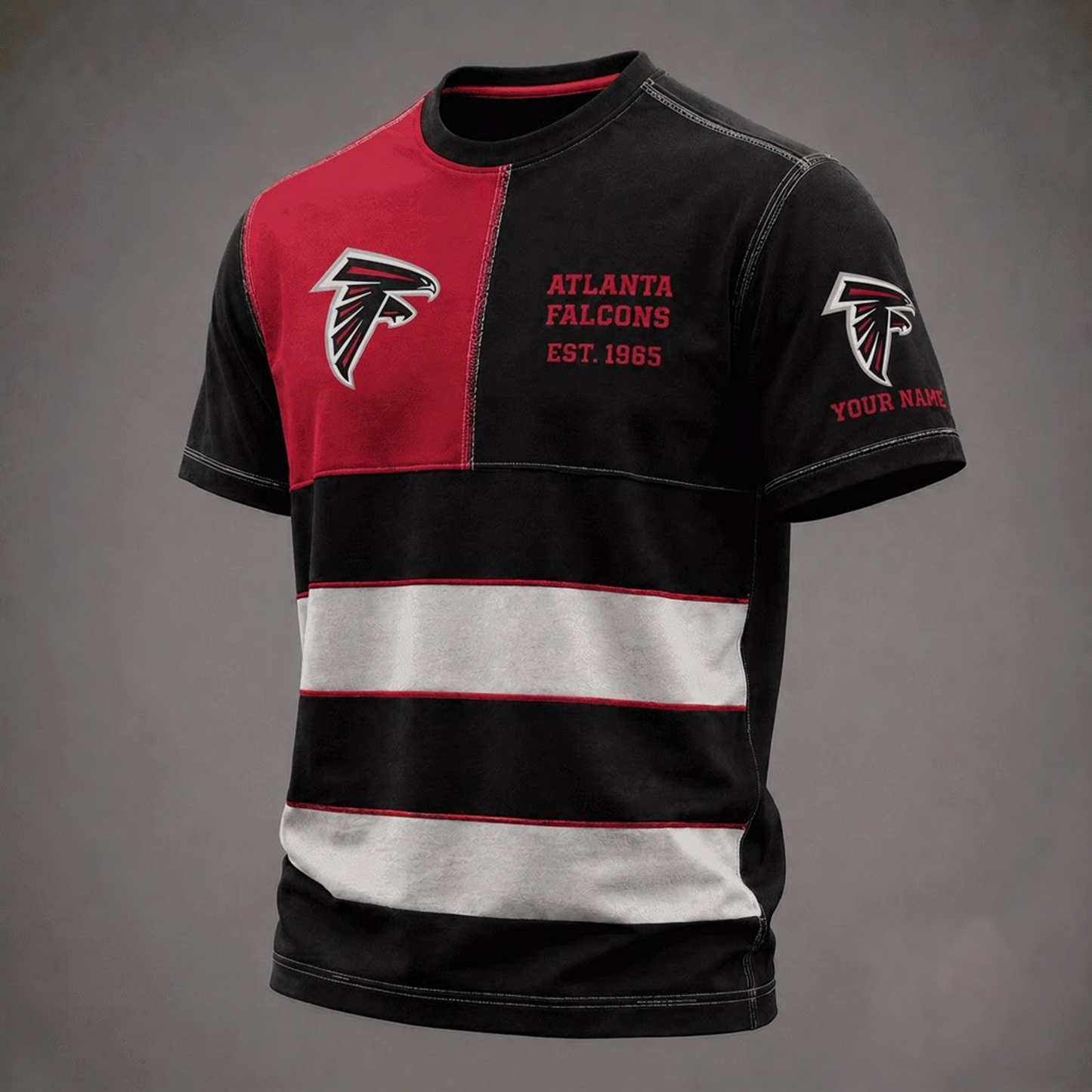 AF x NFL Premium Vintage All Over Print T-Shirt 3D Personalized Gift For True Fan