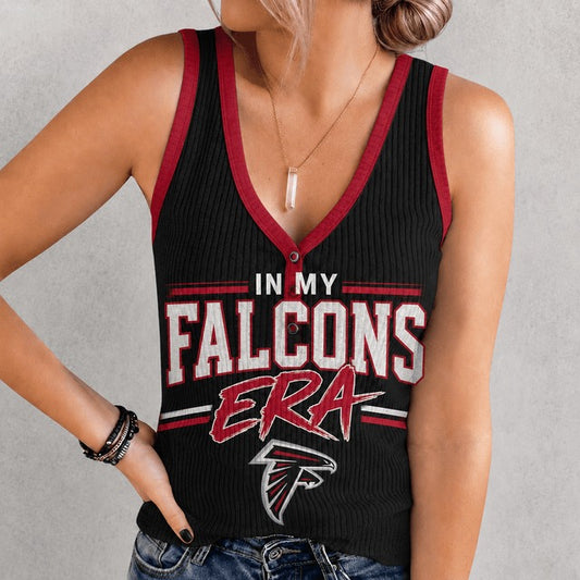 AF x NFL Women V-Neck Ribbed Tank Top Premium Personalized Gift For Fan 250626