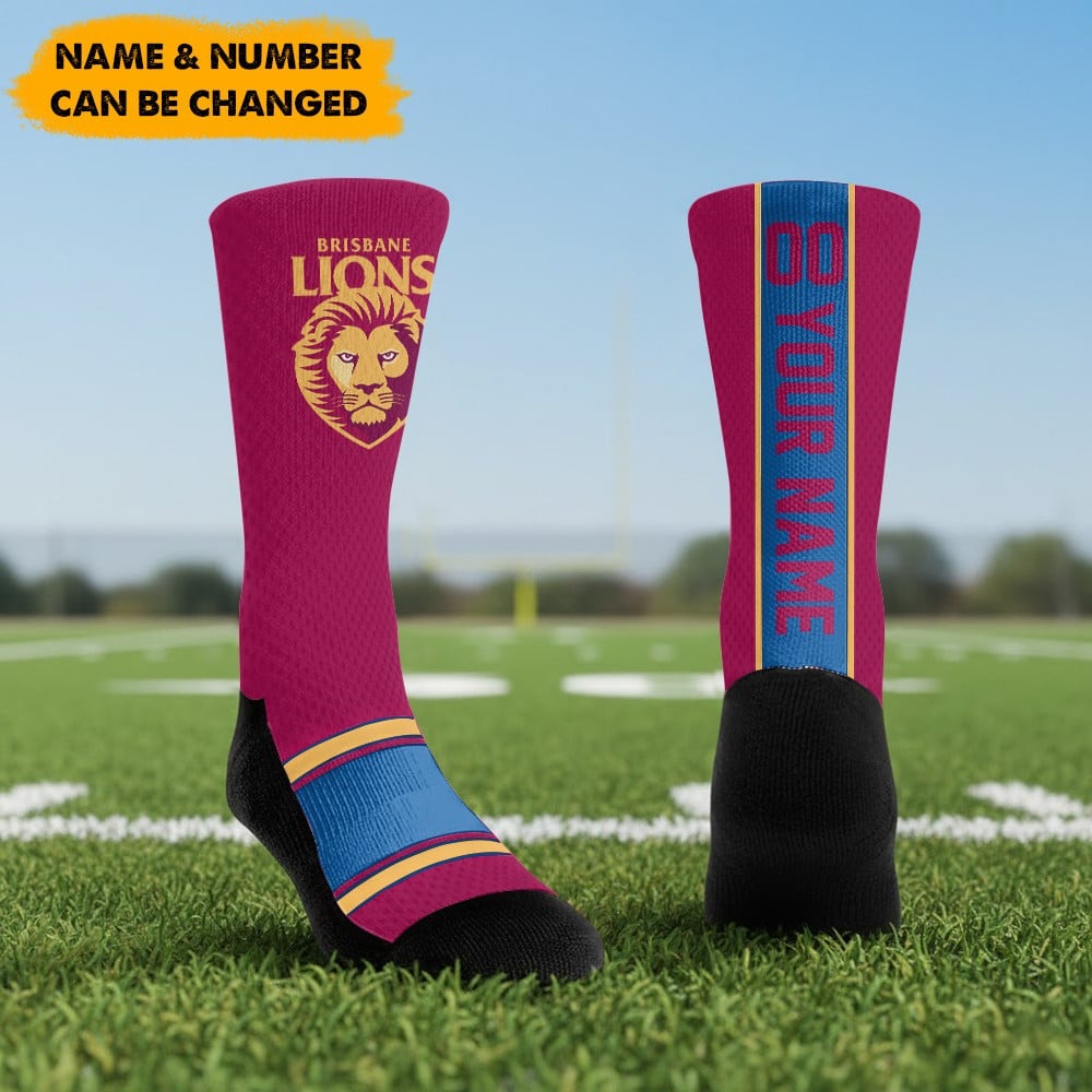 AFL x BL New Socks Custom Any Name & Number Gifts FOR FAN NDT NHM
