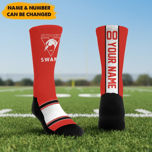 AFL x SS New Socks Custom Any Name & Number Gifts FOR FAN NDT NHM