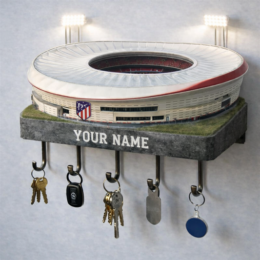 AM Premium La Liga Wood Key Hanger DDT NTL