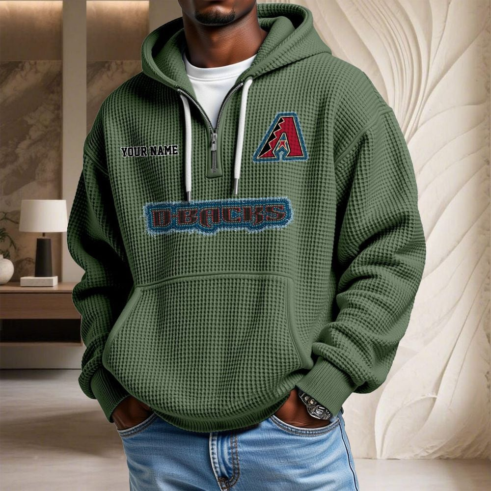 ARI x MLB Waffle Hoodie DATND TANTD