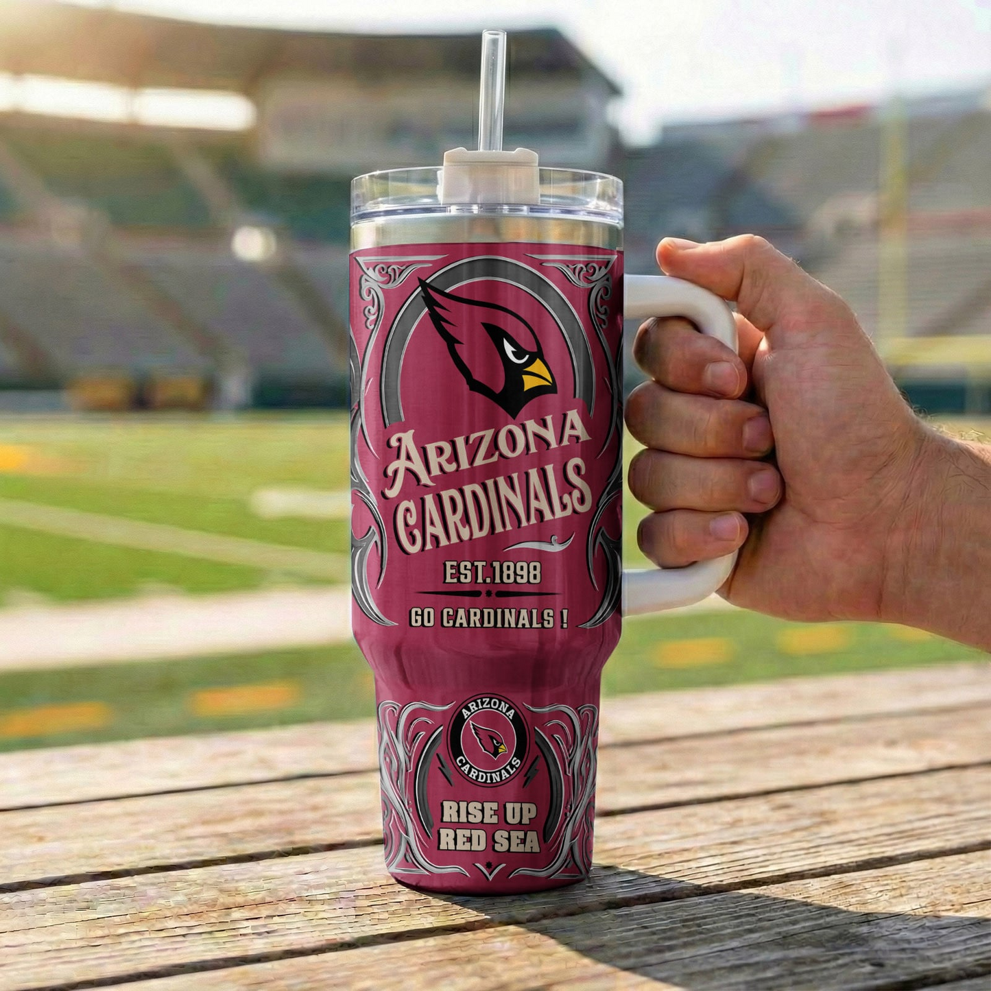 ARI x NFL Stainless Steel Tumble DatND DVT