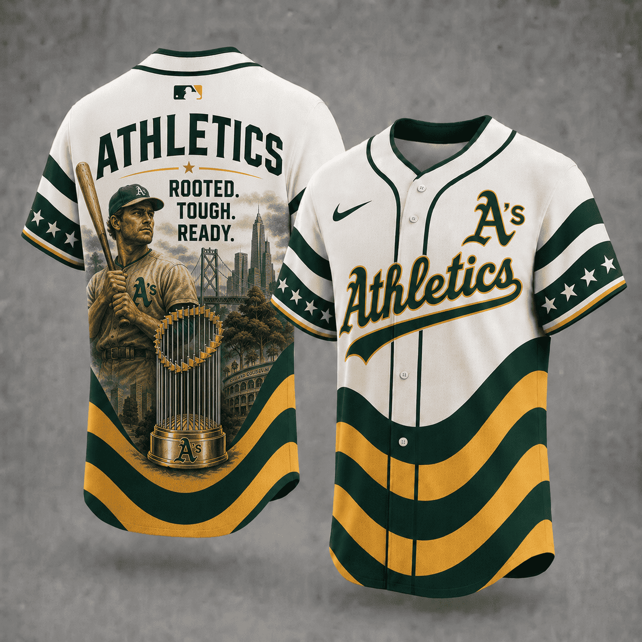 ATH x MLB Premium Baseball Jersey Gift For Fan