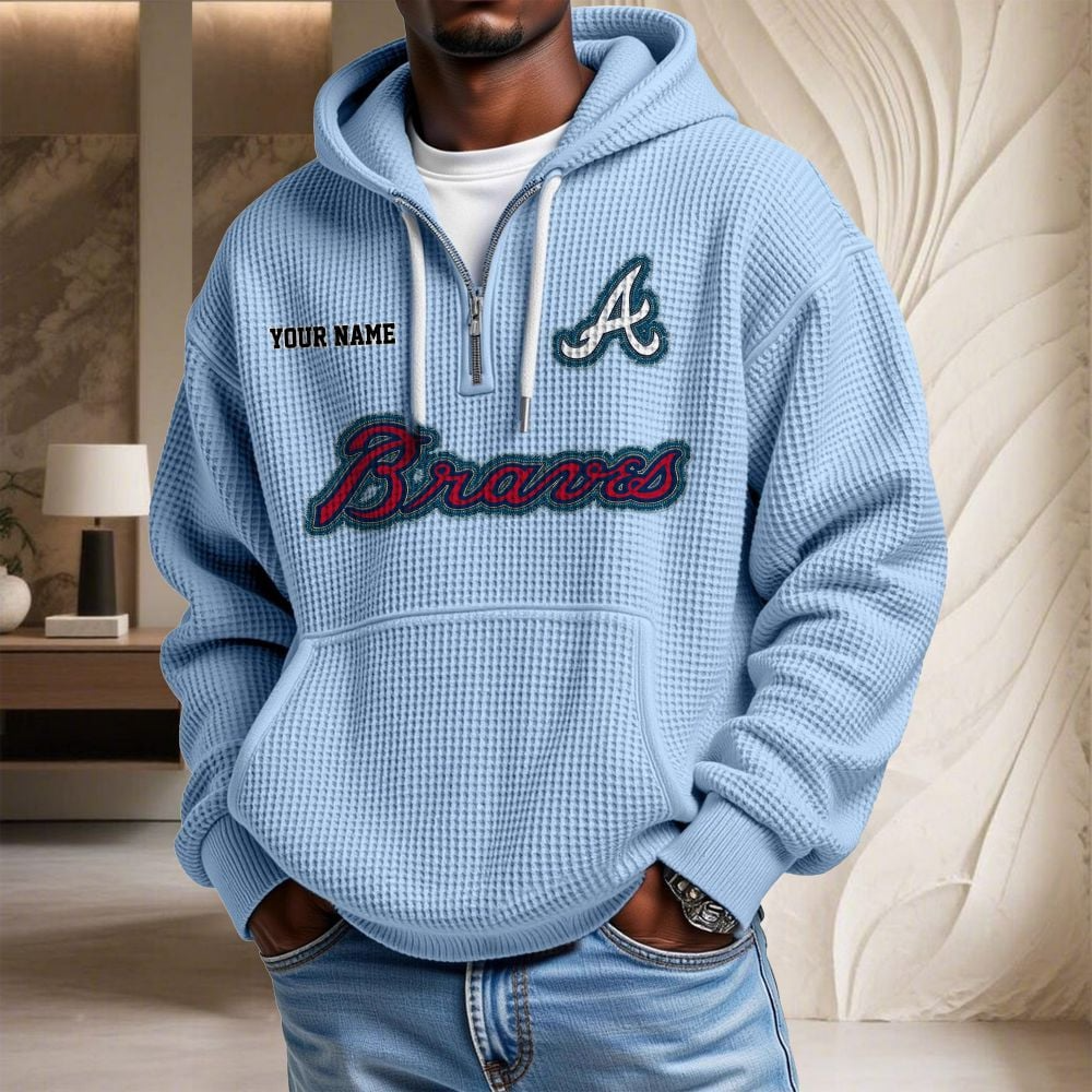 ATL x MLB Waffle Hoodie DATND TANTD