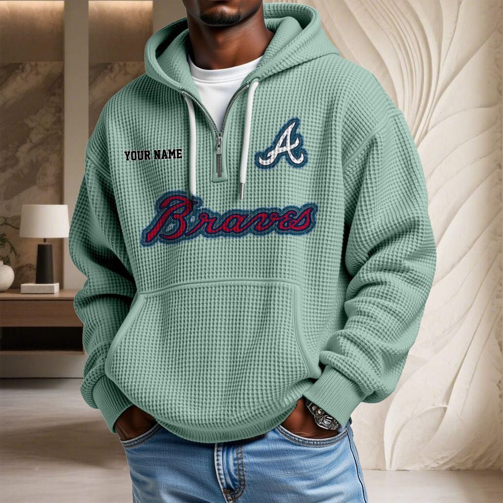 ATL x MLB Waffle Hoodie DATND TANTD