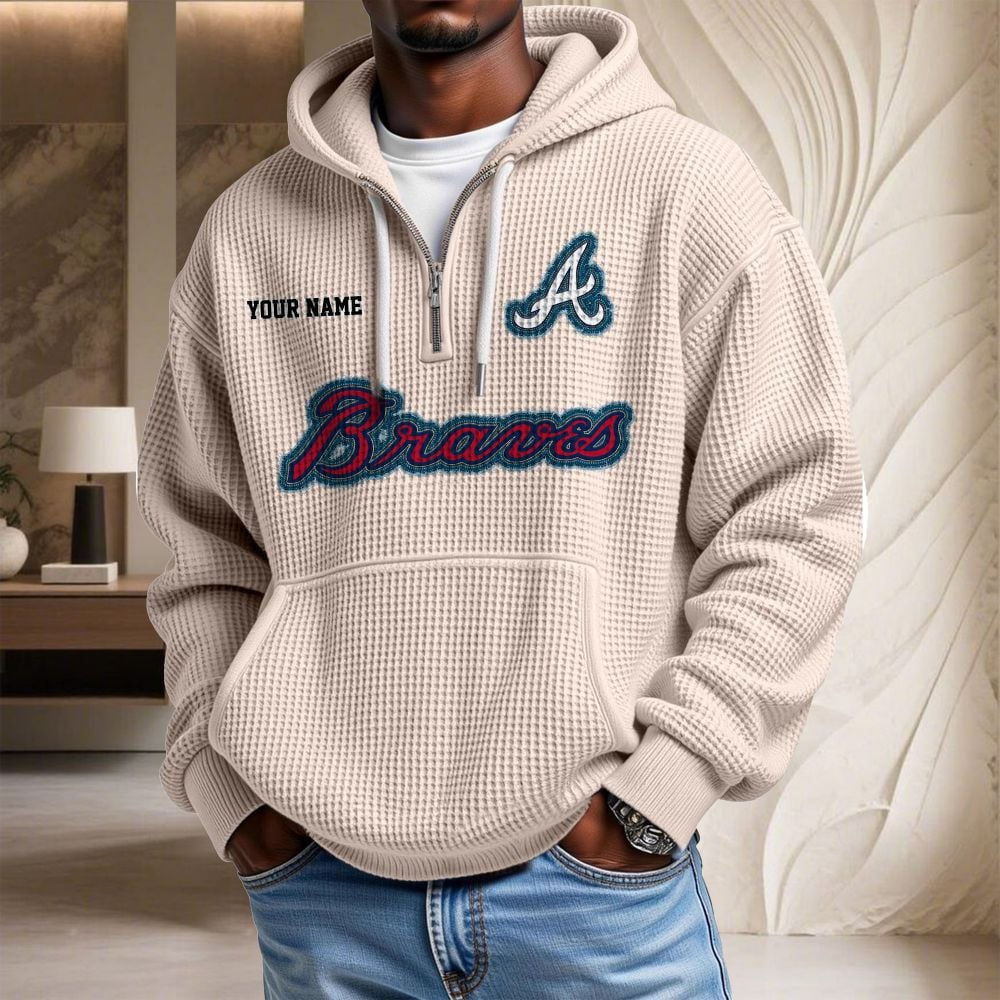 ATL x MLB Waffle Hoodie DATND TANTD
