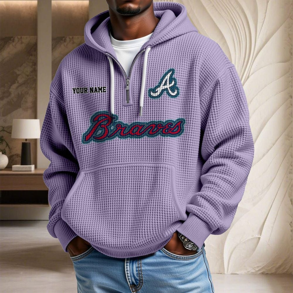 ATL x MLB Waffle Hoodie DATND TANTD