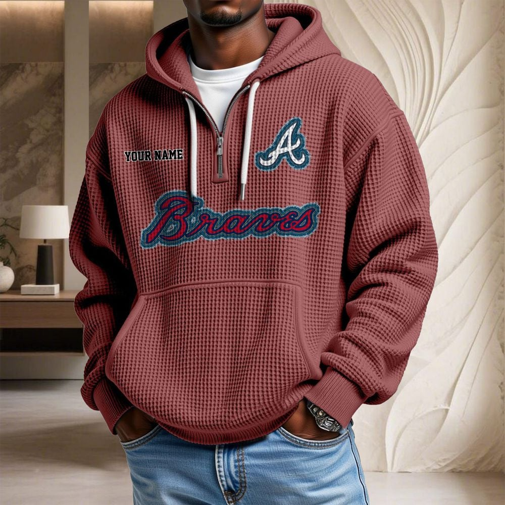 ATL x MLB Waffle Hoodie DATND TANTD