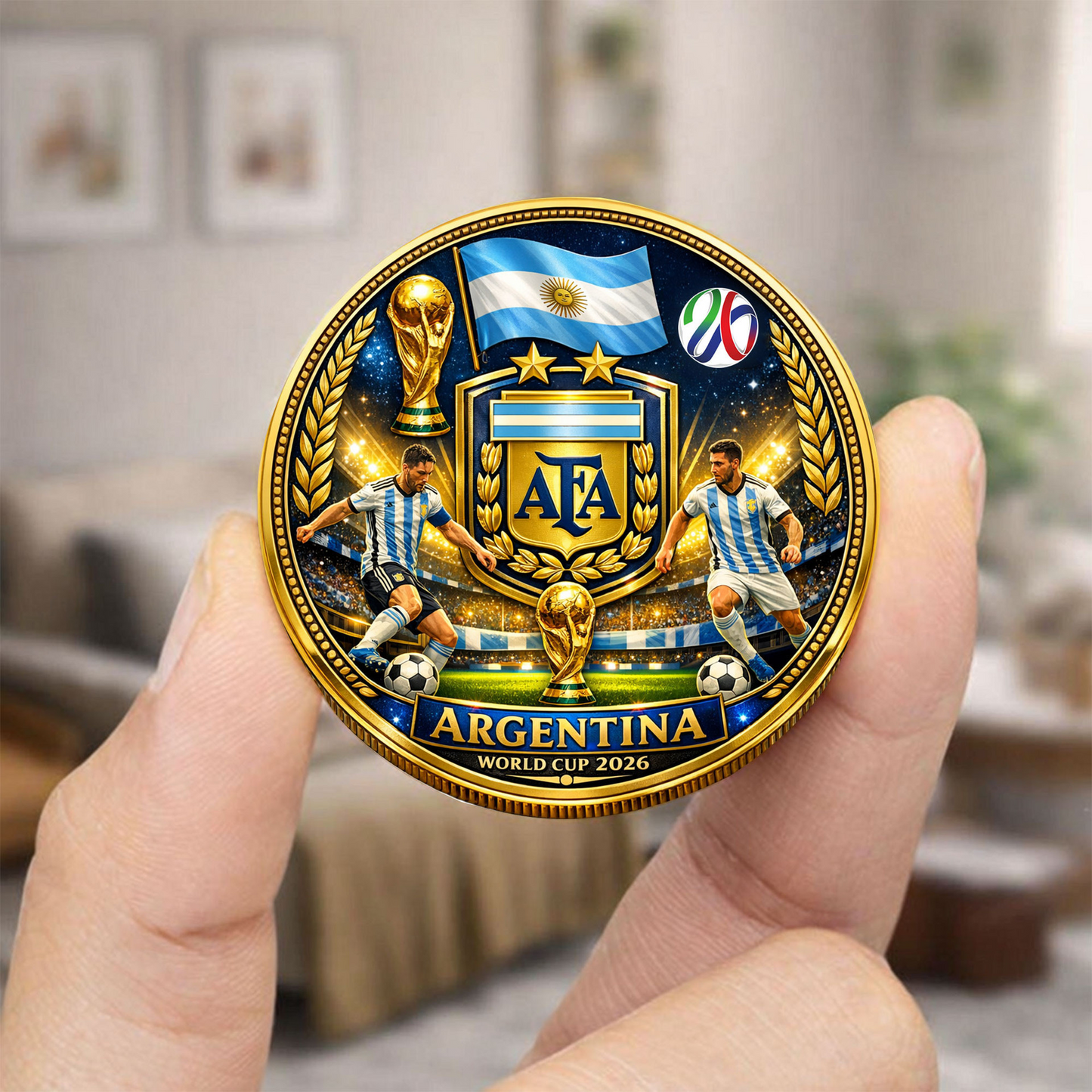 Argentina Premium World Cup Commemorative Coin DDT CTND