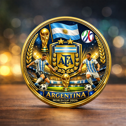 Argentina Premium World Cup Commemorative Coin DDT CTND