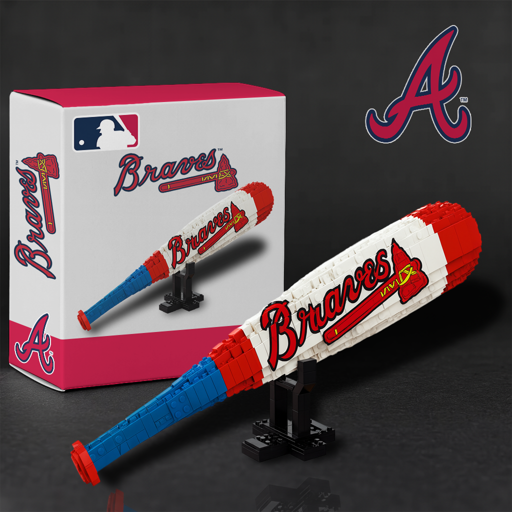 MLB Teams Baseball Bat Building Block Set DDT NTL