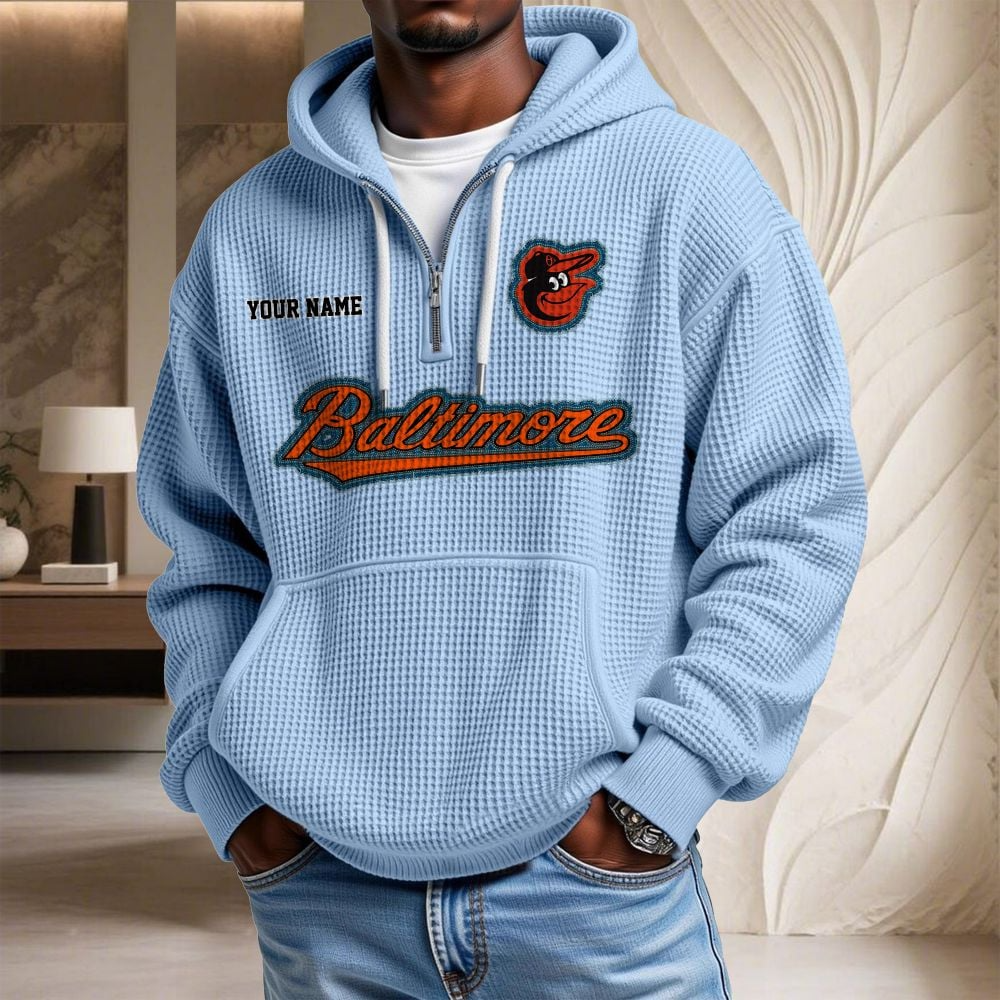 BAL x MLB Waffle Hoodie DATND TANTD