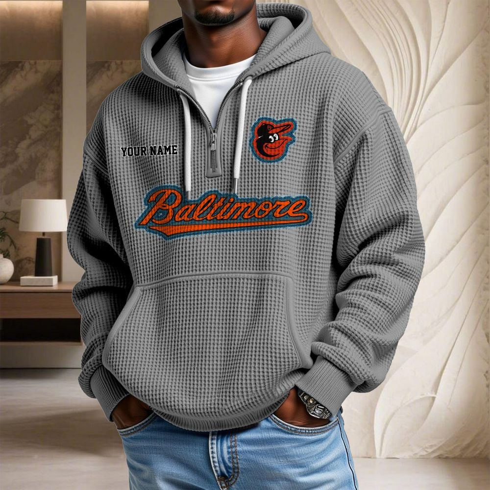 BAL x MLB Waffle Hoodie DATND TANTD