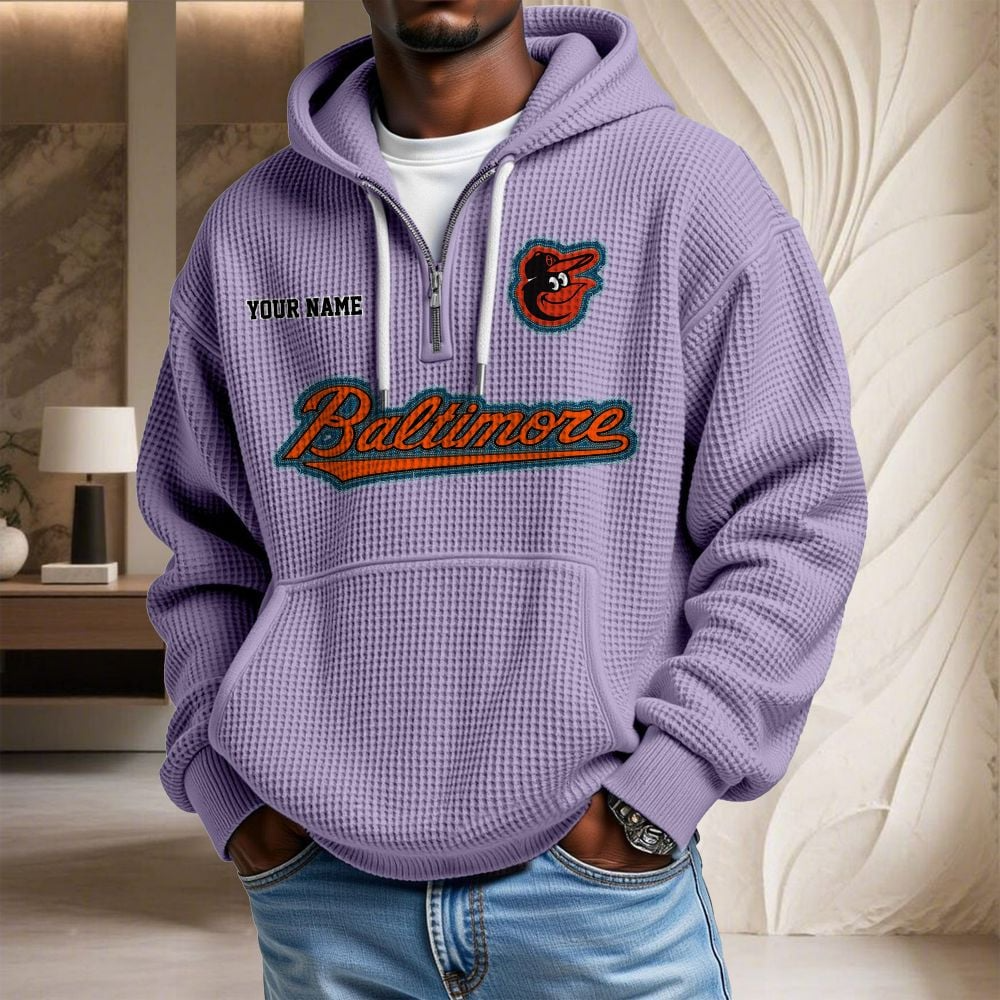 BAL x MLB Waffle Hoodie DATND TANTD