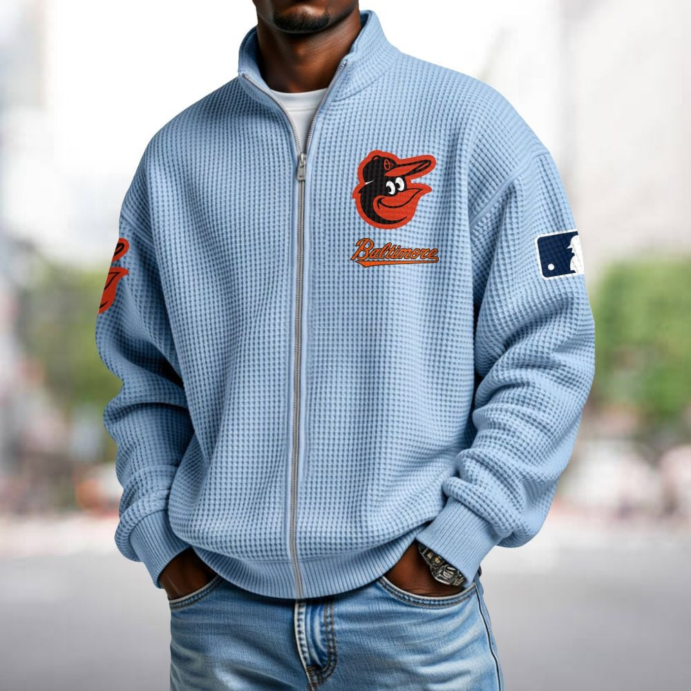 BAL x MLB Waffle Zip-Up Sweatshirt DatND DVT
