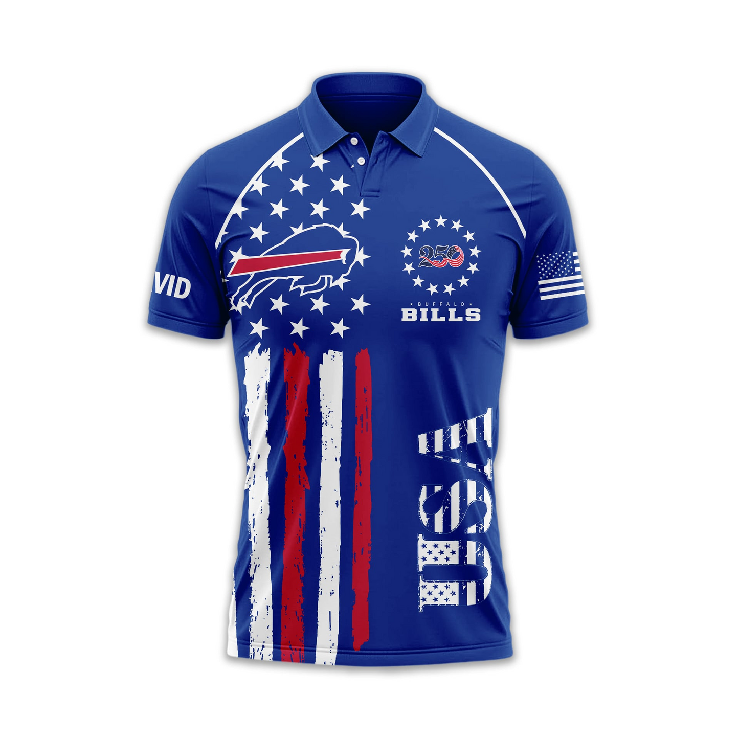 BB Premium NFL American Semiquincentennial Polo Shirt 010726