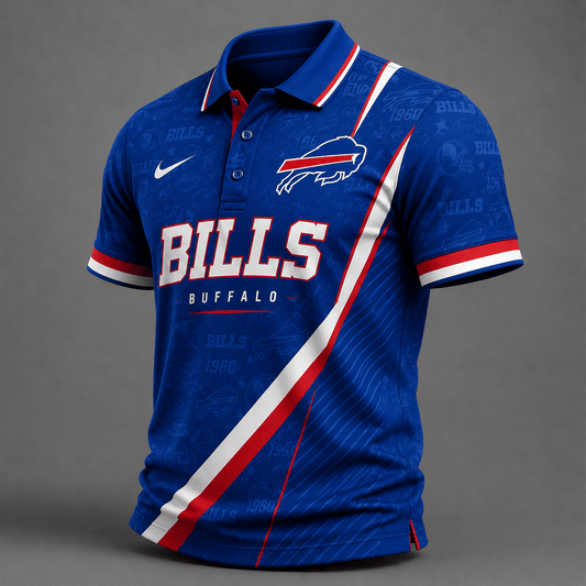 BB Premium NFL Diagonal Stripe Polo Shirt