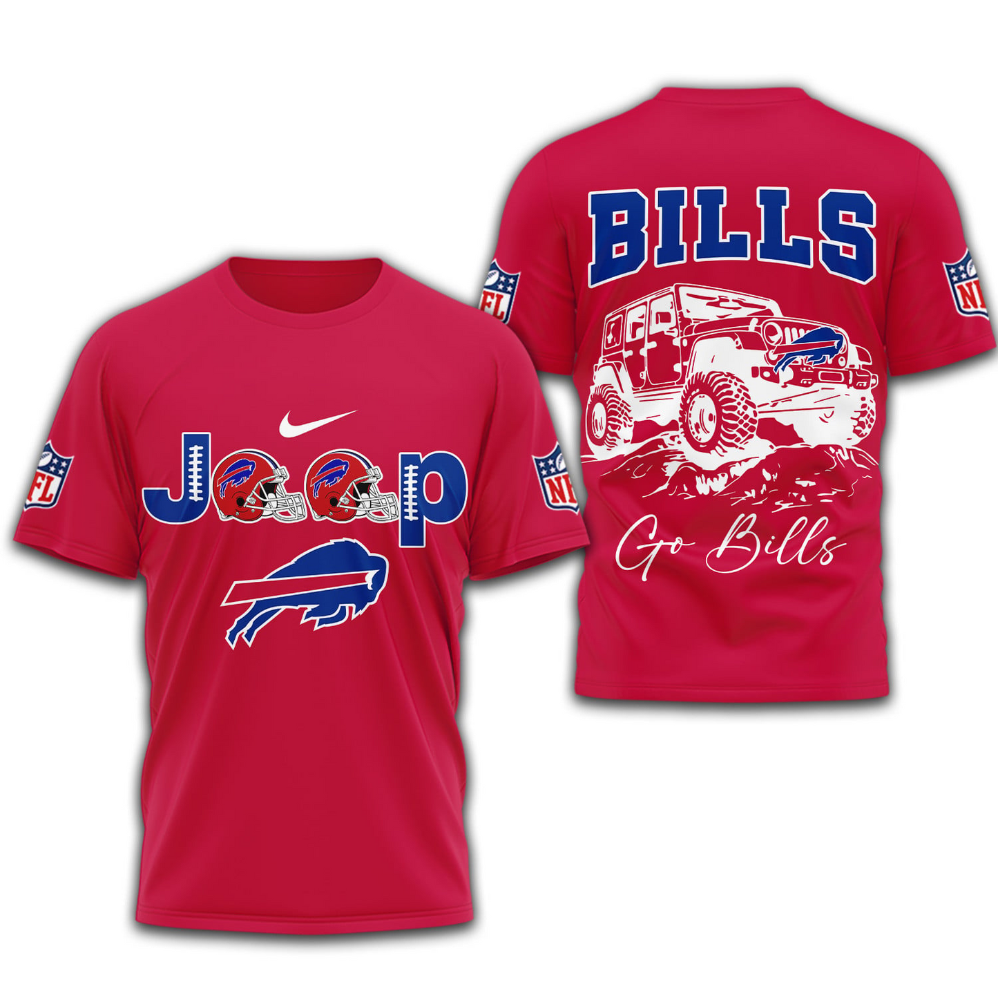 BB Premium NFL Jeep 3D Shirt DDT NTL