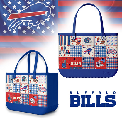 BB Premium NFL Patchwork Design Beach Tote Bag DDT CTND