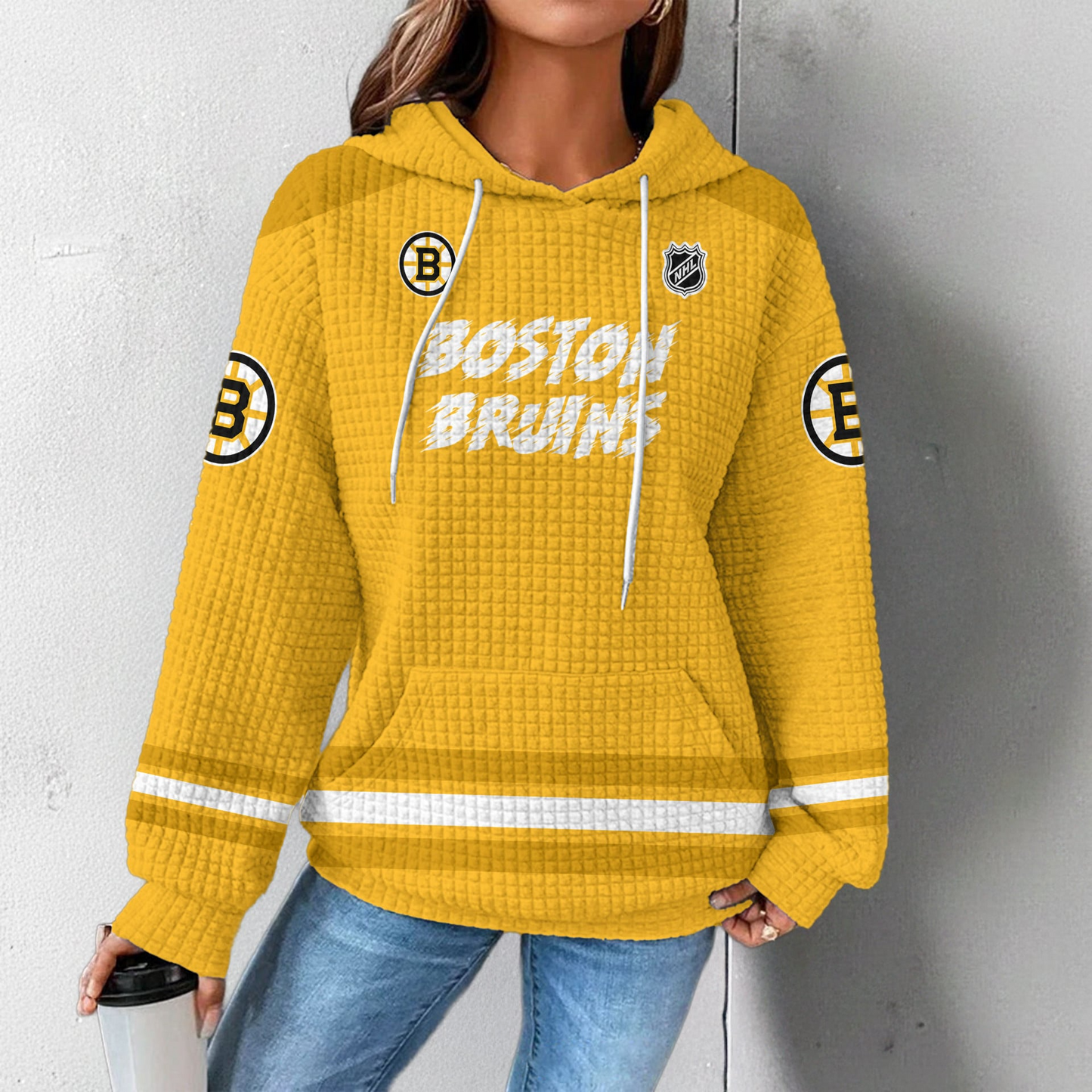 BB Premium NHL Sorry Busy Hockey Waffle Hoodie DDT NTL