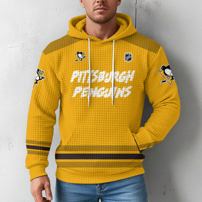 BB Premium NHL Sorry Busy Hockey Waffle Hoodie DDT NTL