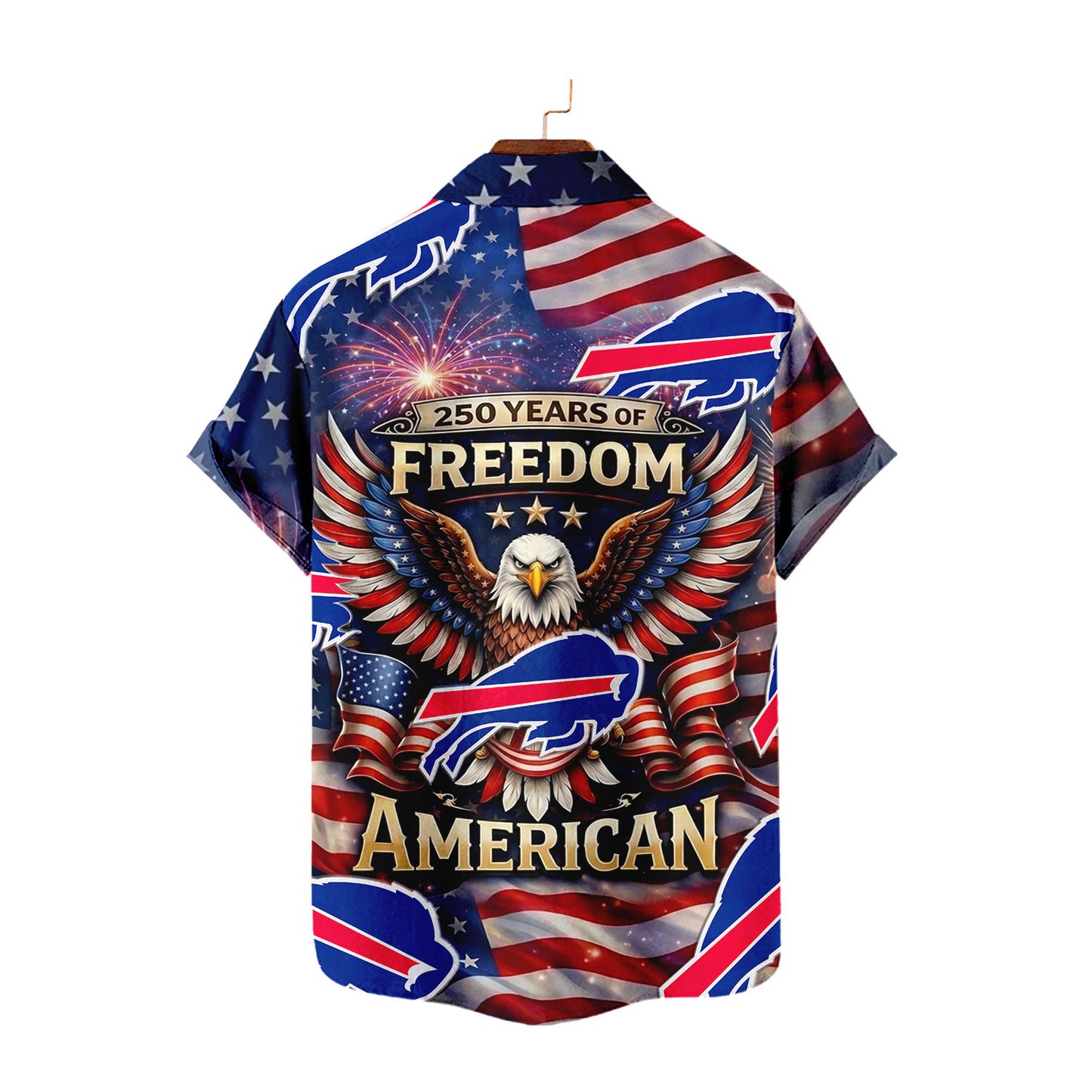 BB x NFL America 250th Anniversary Eagles Hawaiian Shirt  090626