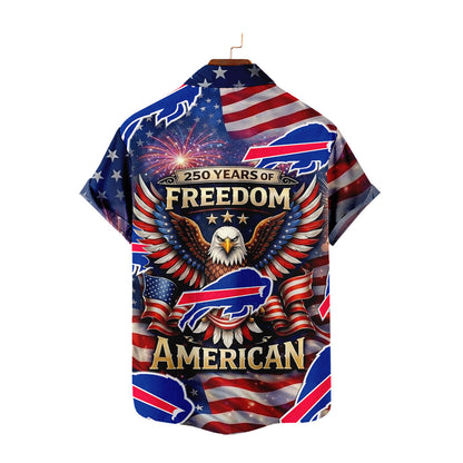 BB x NFL America 250th Anniversary Eagles Hawaiian Shirt  090626