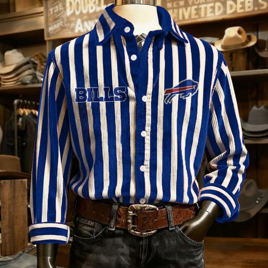 BB x NFL Color Stripe Corduroy Shirt DDT NTL