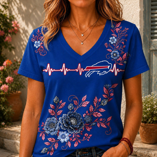 BB x NFL Luxury Women V-Neck Shirt