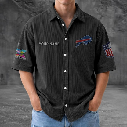 BB x NFL Men Seersucker Button Shirt DDT NTL