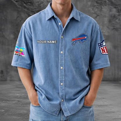 BB x NFL Men Seersucker Button Shirt DDT NTL