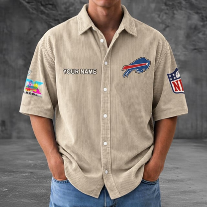 BB x NFL Men Seersucker Button Shirt DDT NTL