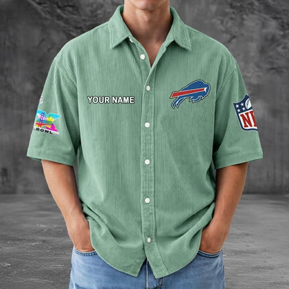 BB x NFL Men Seersucker Button Shirt DDT NTL