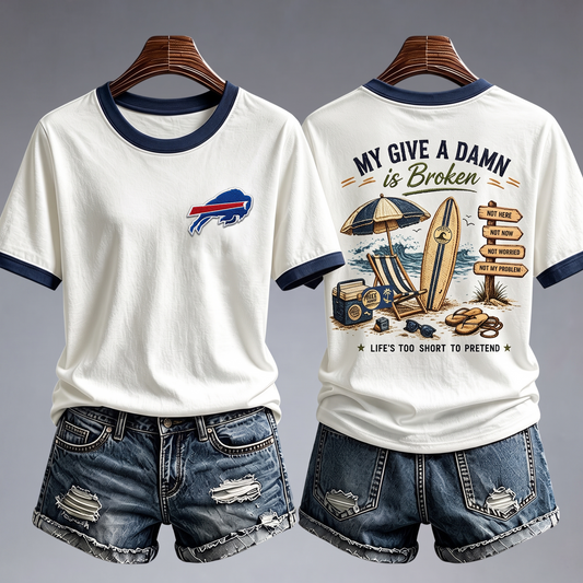 BB x NFL My Give A Damn Is Broken Shirt