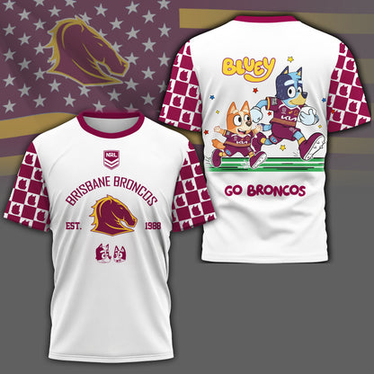 BB x NRL Premium Bluey 3D Shirt DDT TTTZ