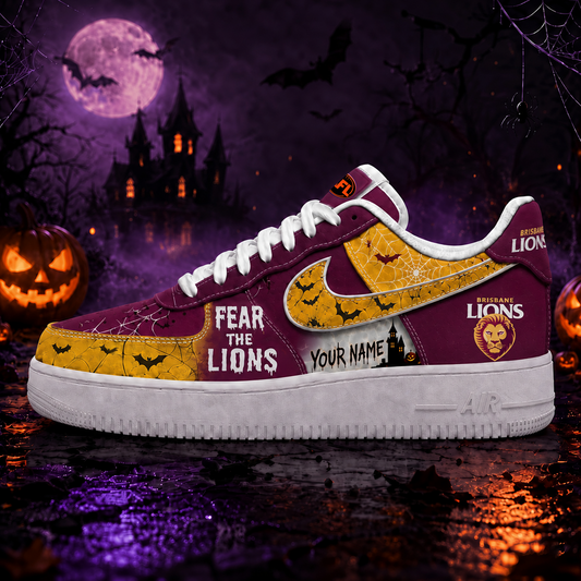 BL Premium AFL Fear The Team Halloween AF1 Sneakers