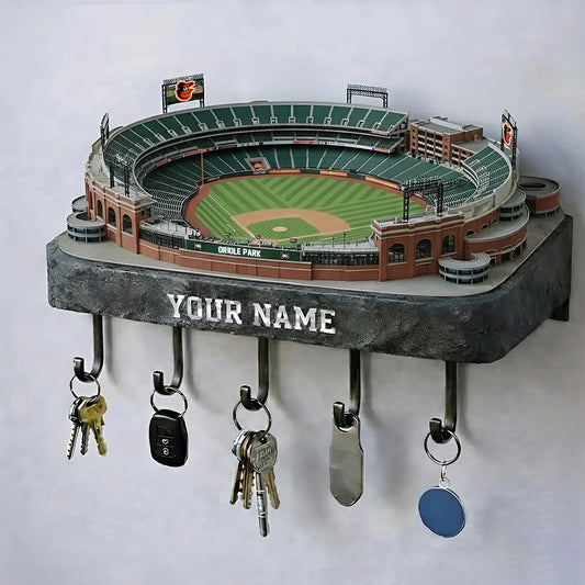 BO Stadium Premium MLB Wood Key Hanger DDT NHM