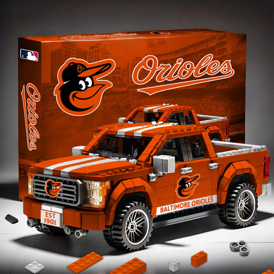 BO x MLB 3D Racing Truck Model Building Block Set 0112 V1 NAK NHM