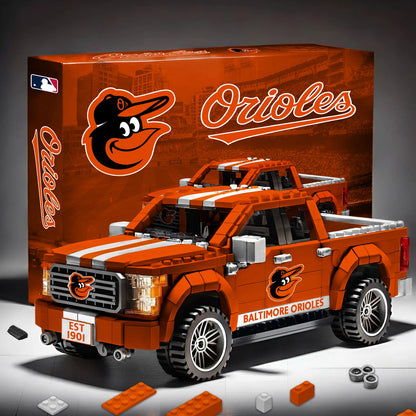 MLB 3D Racing Truck Model Building Block Set 0112 V1 NAK NHM