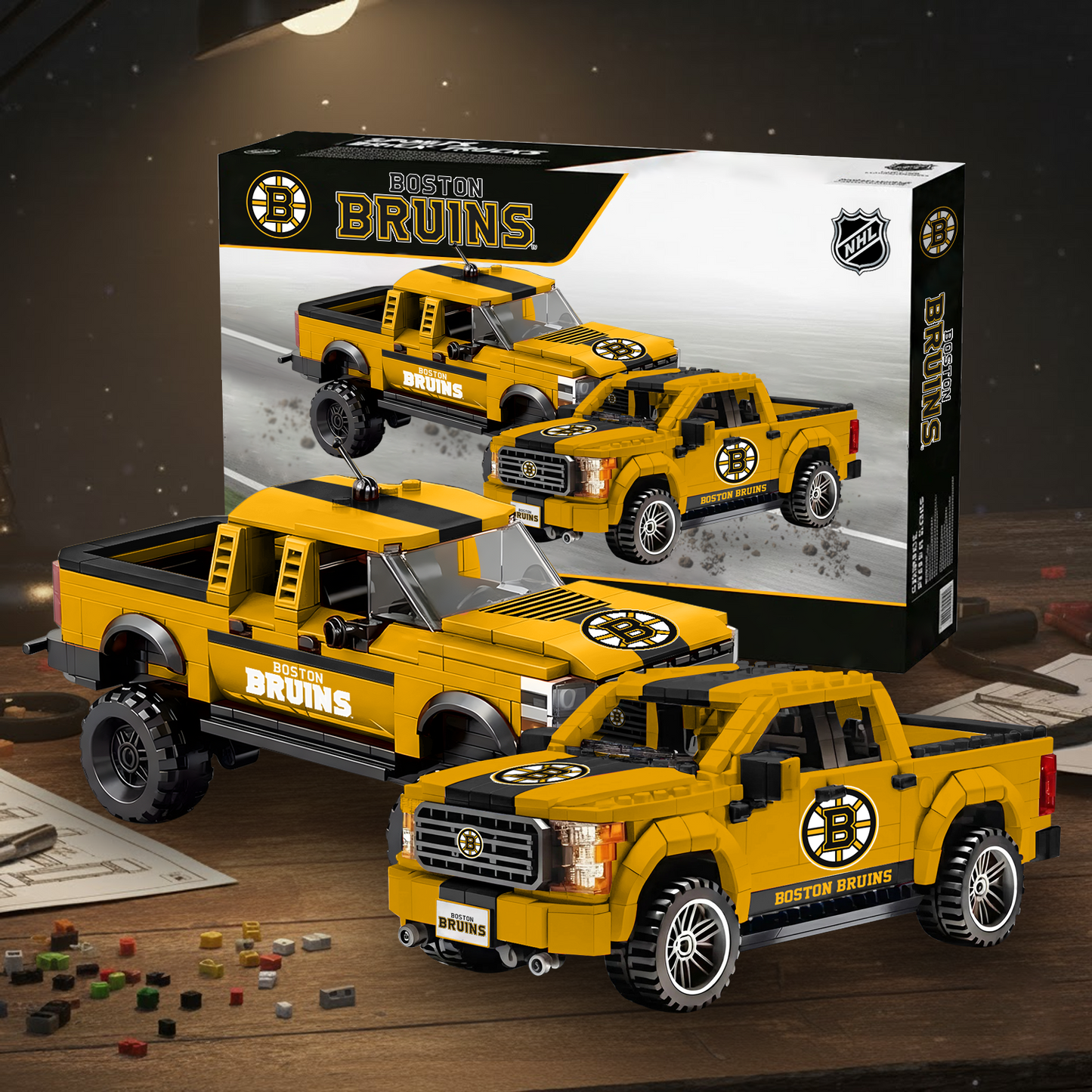 NHL Raptor Pickup Truck and Hockey Racing Trucks V1 NAK NHT