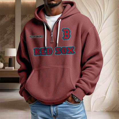 BOS x MLB Waffle Hoodie DATND TANTD